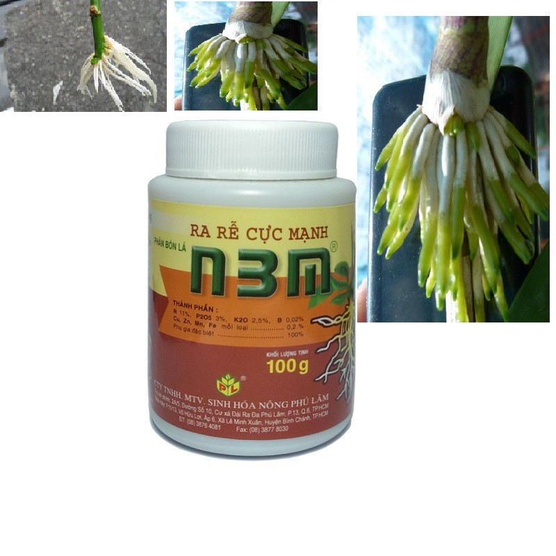 N3M kích rễ phong lan ra rễ cưc mạnh hiệu quả